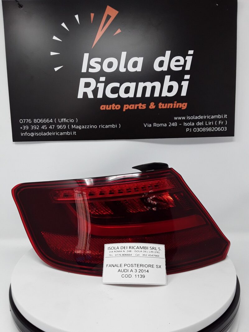 Fanale Usato - Posteriore Sinistro Audi A3 Anno 2014