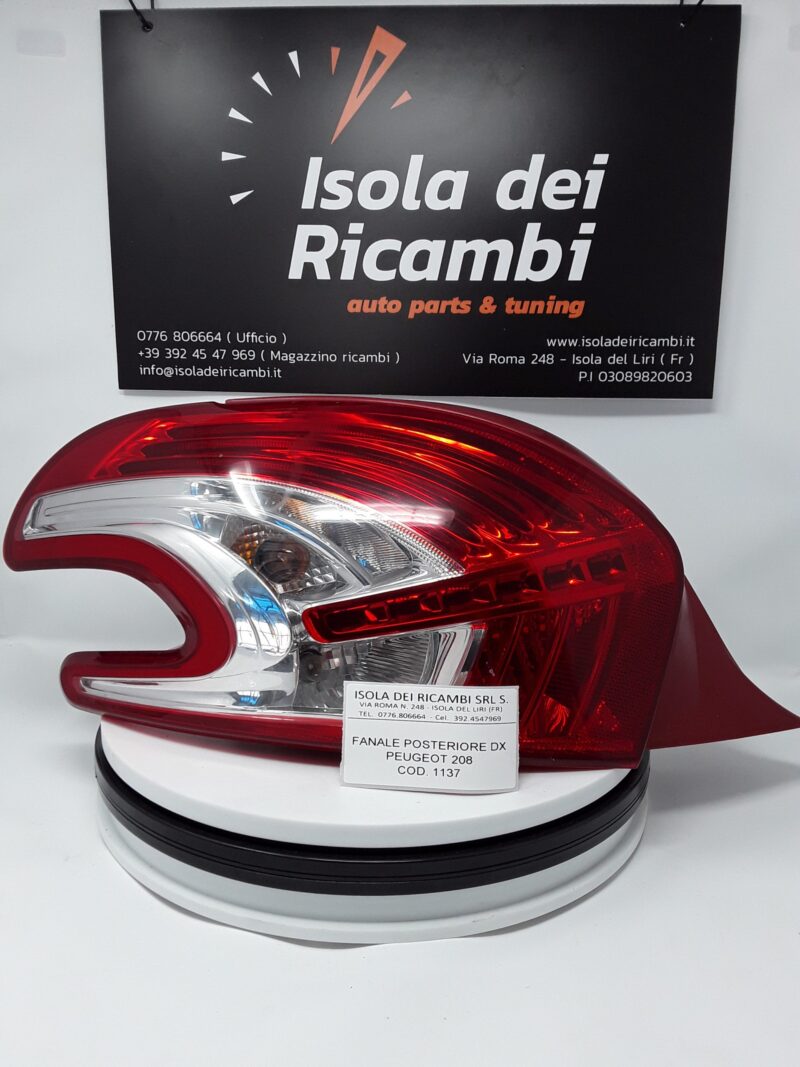 Fanale Usato - Posteriore Destro Peugeot 208