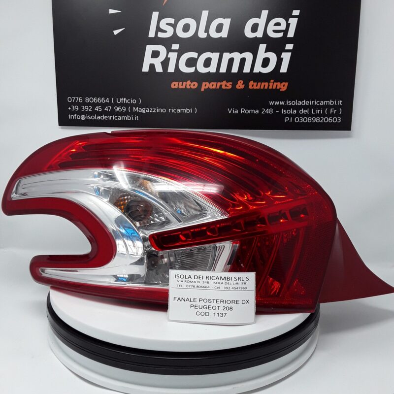 Fanale Usato - Posteriore Destro Peugeot 208