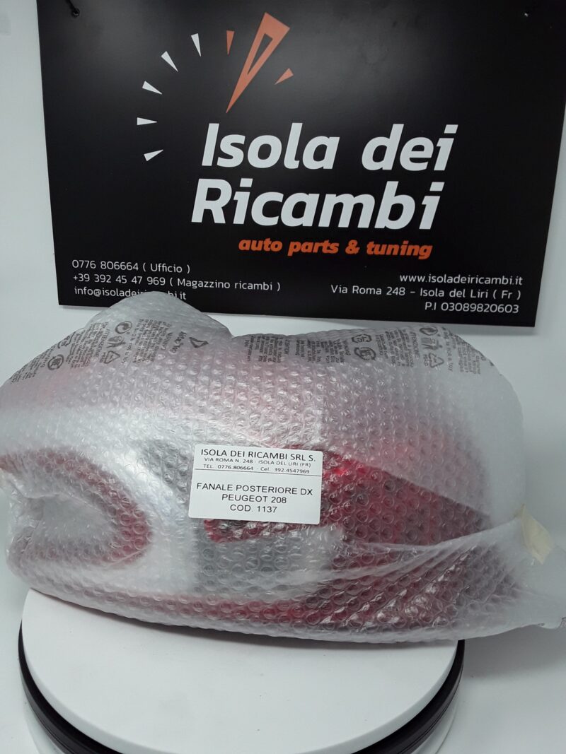 Fanale Usato - Posteriore Destro Peugeot 208