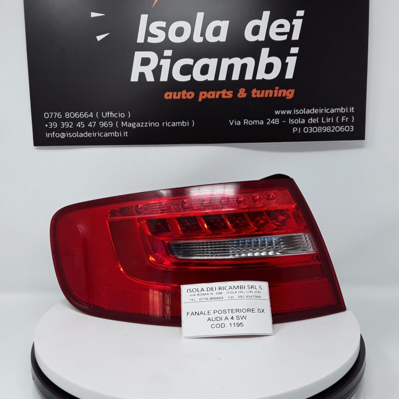 Fanale Usato  -  Posteriore Sinistro Audi A4 SW