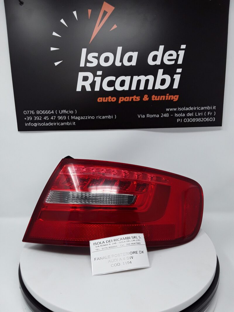 Fanale  Usato -  Posteriore Destro Audi A4 SW