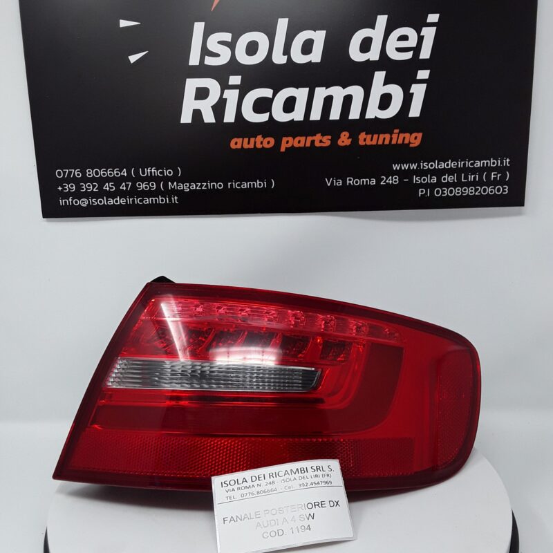 Fanale  Usato -  Posteriore Destro Audi A4 SW