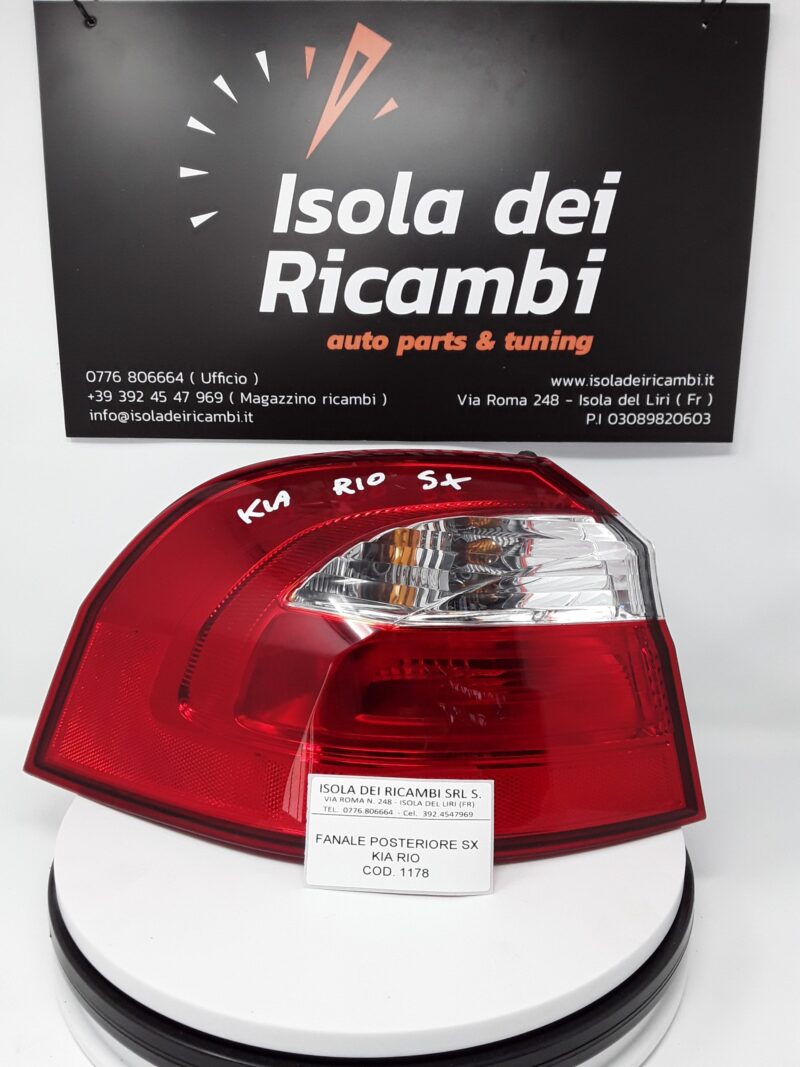 Fanale Usato -  Posteriore Sinistro Kia Rio