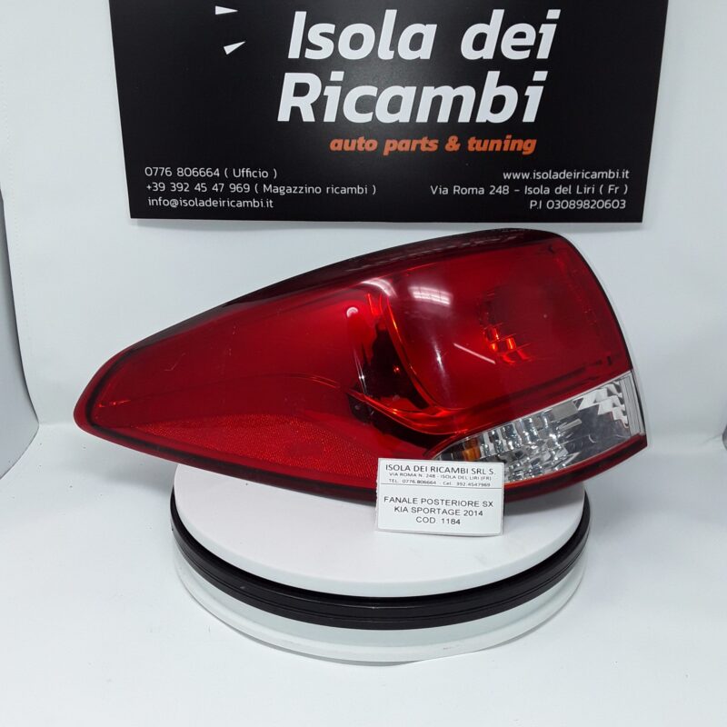 Faro Usato - Posteriore Sinistro Kia Sportage Anno 2014