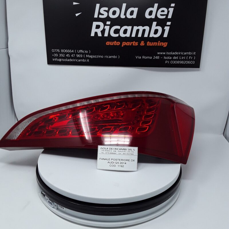 Fanale - Posteriore Destro Audi Q5 Anno 2014