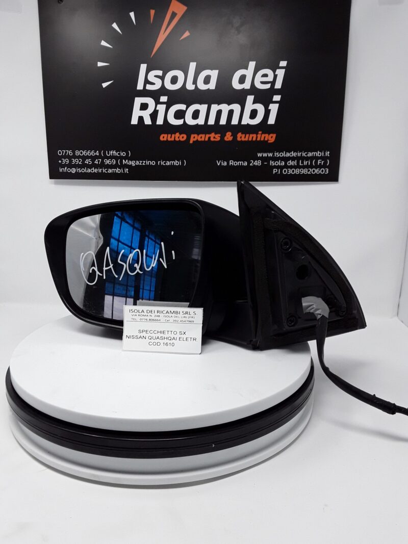 Specchietto Usato -  Retrovisore Sinistro Nissan Quashqai Anno 2008