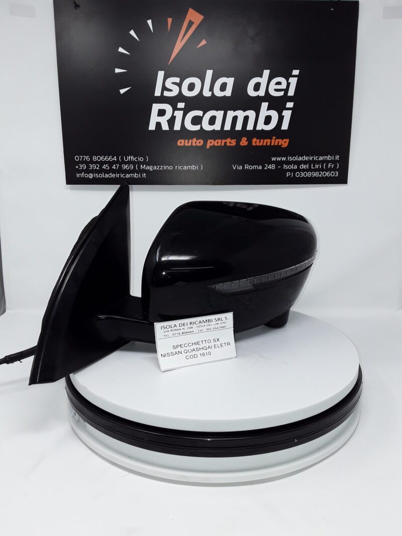 Specchietto Usato -  Retrovisore Sinistro Nissan Quashqai Anno 2008