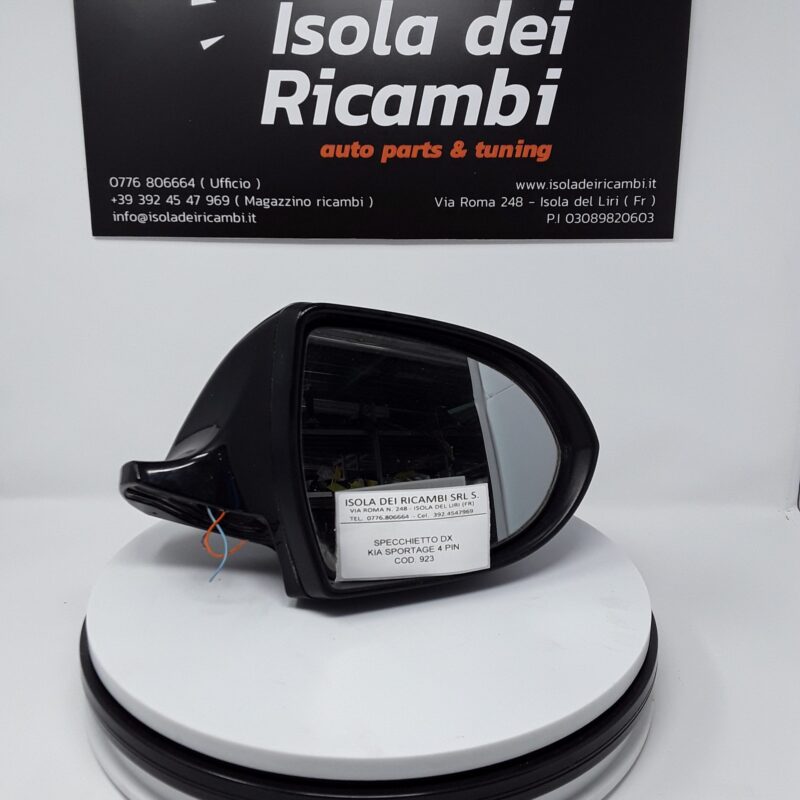 Specchietto Usato -  Retrovisore Destro Kia Sportage 4 Pin
