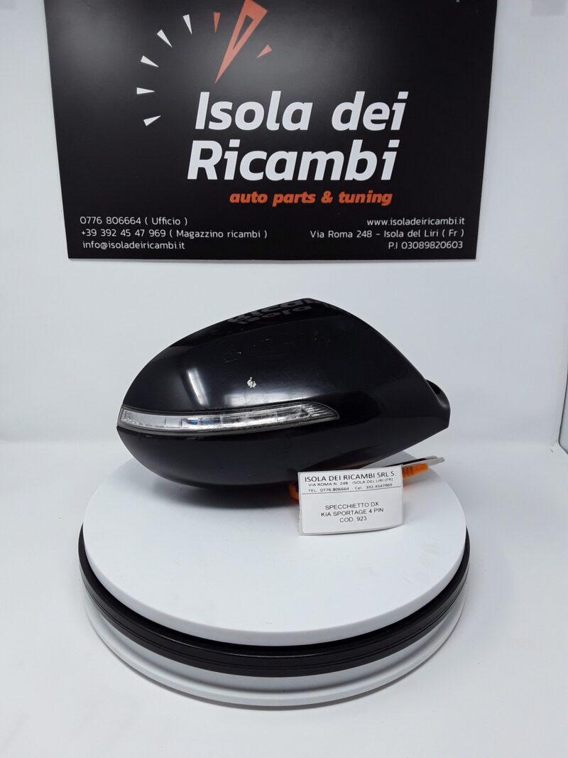 Specchietto Usato -  Retrovisore Destro Kia Sportage 4 Pin
