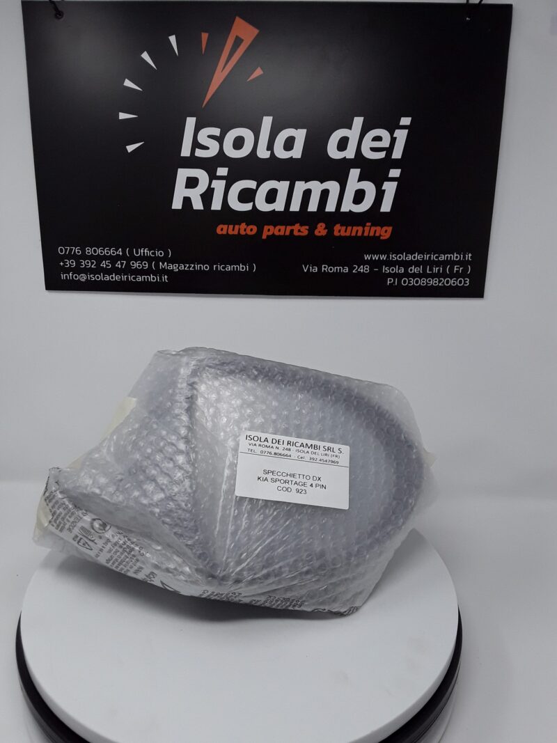 Specchietto Usato -  Retrovisore Destro Kia Sportage 4 Pin