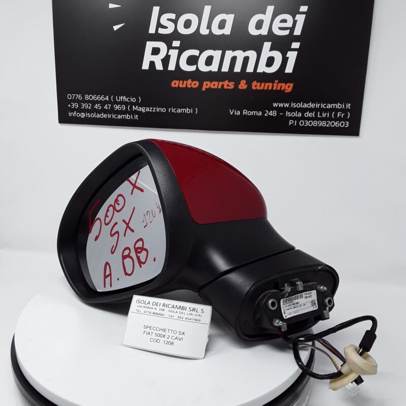 Specchietto Usato - Retrovisore Sinistro Fiat 500X 2 Cavi