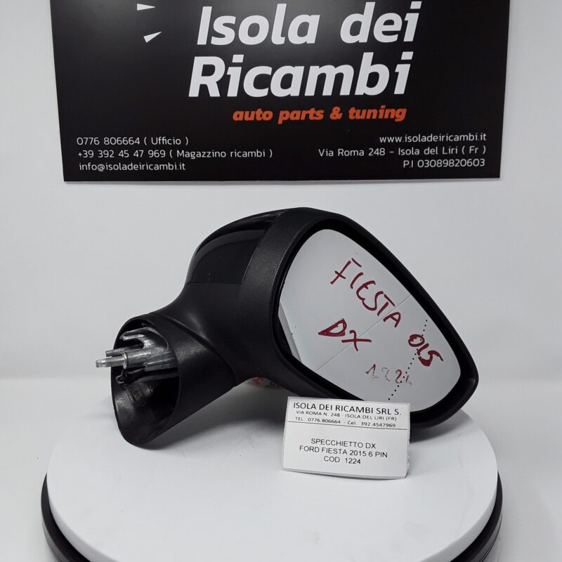 Specchietto Usato -  Retrovisore Destro Ford Fiesta 6 Pin Anno 2015