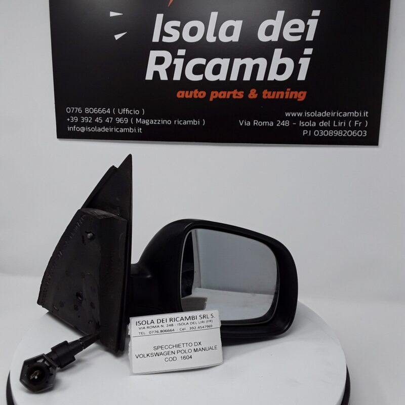 Specchietto Usato - Retrovisore Destro Volkswagen Polo Manuale
