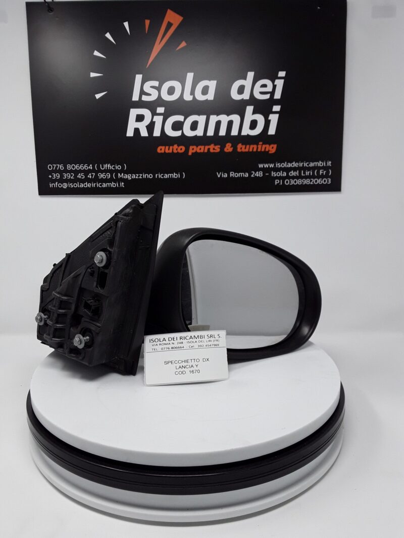 Specchietto Usato -  Retrovisore Destro Lancia Ypsilon 1 Serie No Vetrino