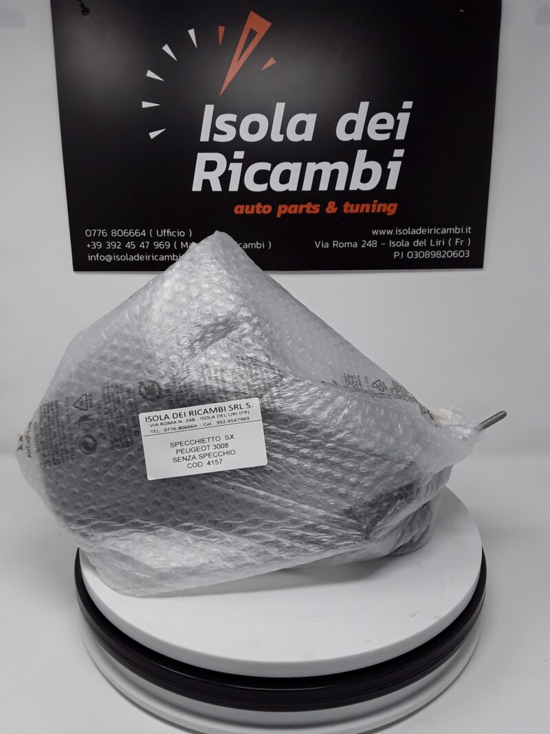 Specchietto Usato - Retrovisore Sinistro Peugeot 3008 Senza Specchio