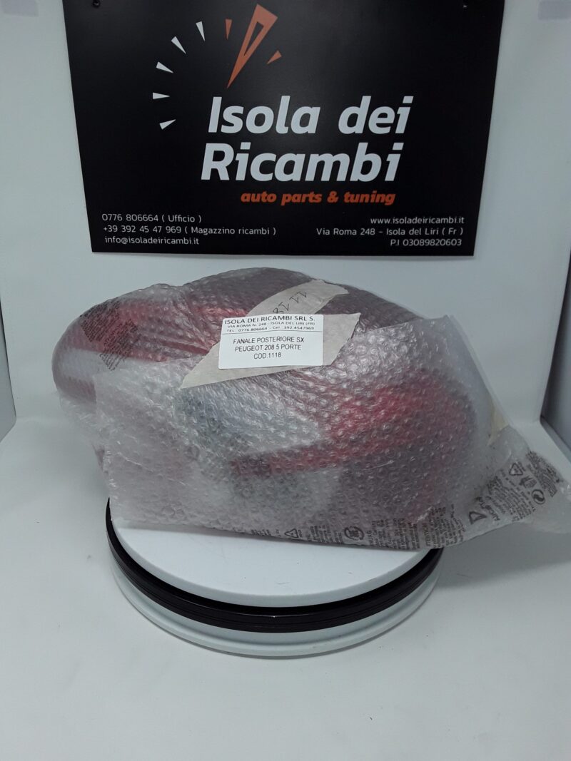 Fanale Usato - Posteriore Sinistro Peugeot 208 5 Porte