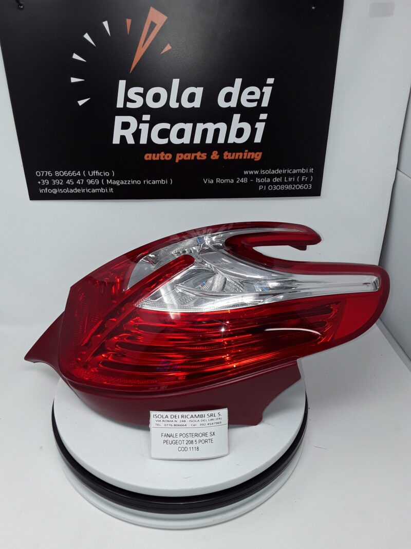 Fanale Usato - Posteriore Sinistro Peugeot 208 5 Porte