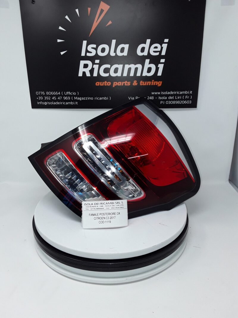 Fanale Usato - Posteriore Destro Citroen C3 Anno 2017