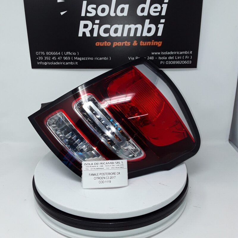 Fanale Usato - Posteriore Destro Citroen C3 Anno 2017