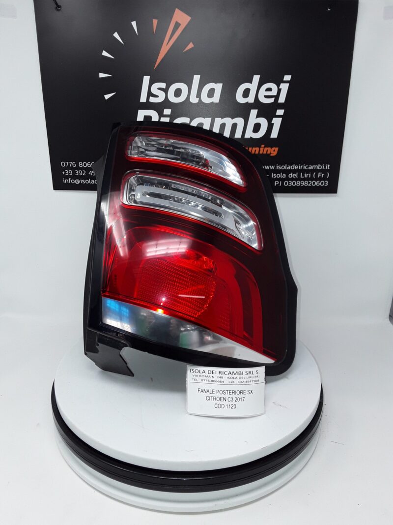 Fanale Usato -  Posteriore Sinistro Citroen C3 Anno 2017