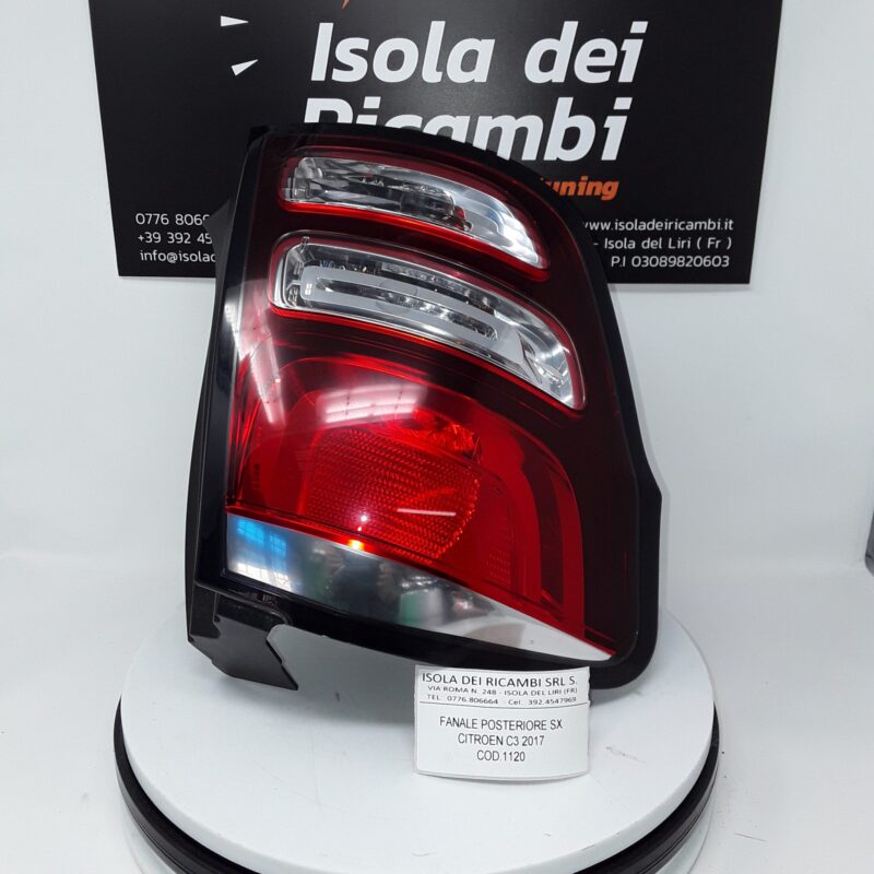 Fanale Usato -  Posteriore Sinistro Citroen C3 Anno 2017