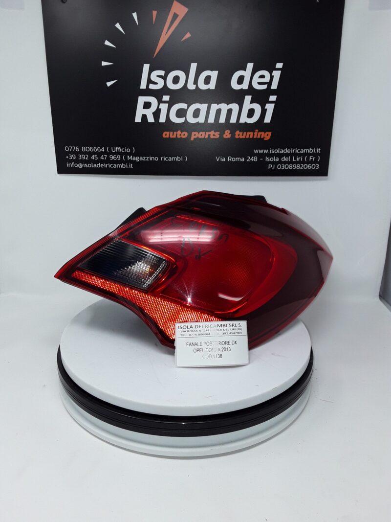Fanale Usato -  Posteriore Destro Opel Corsa 2013