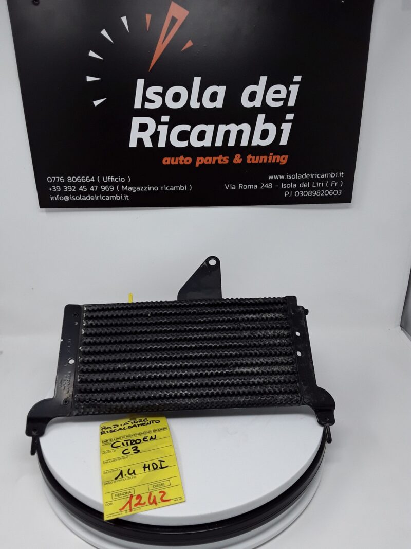 Radiatore Intercooler Usato - Citroen C3 -  1.4 HDI Anno 2007
