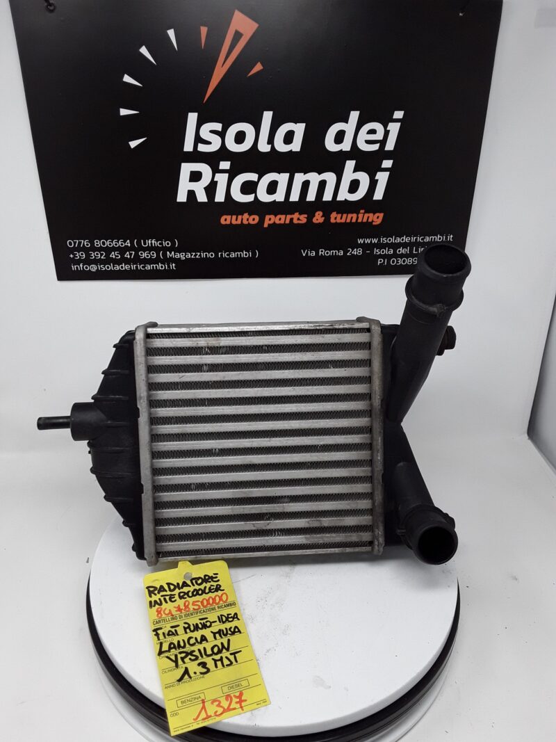 Radiatore Intercooler Usato - Lancia Musa / Ypsilon - Fiat Idea / Punto  1.3 MJT
