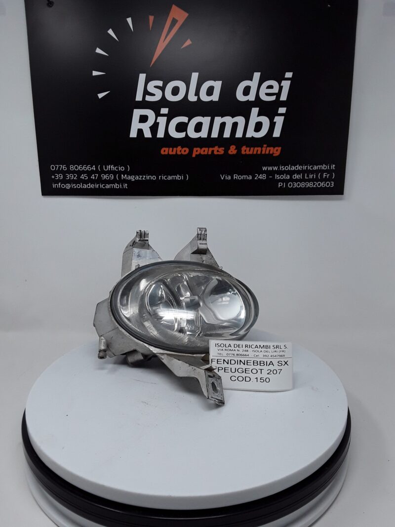 Fendinebbia Usato - Sinistro Peugeot 207