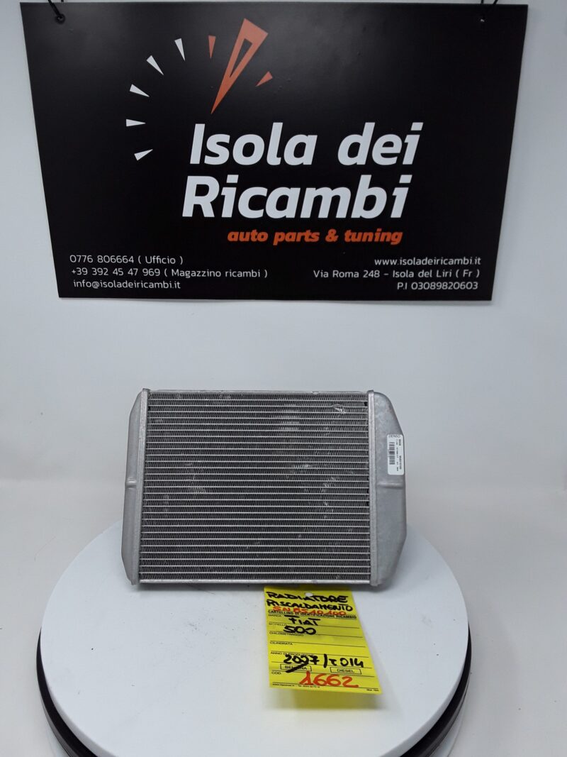 Radiatore Intercooler Usato - Fiat 500  Anno 2007/2014 Benzina