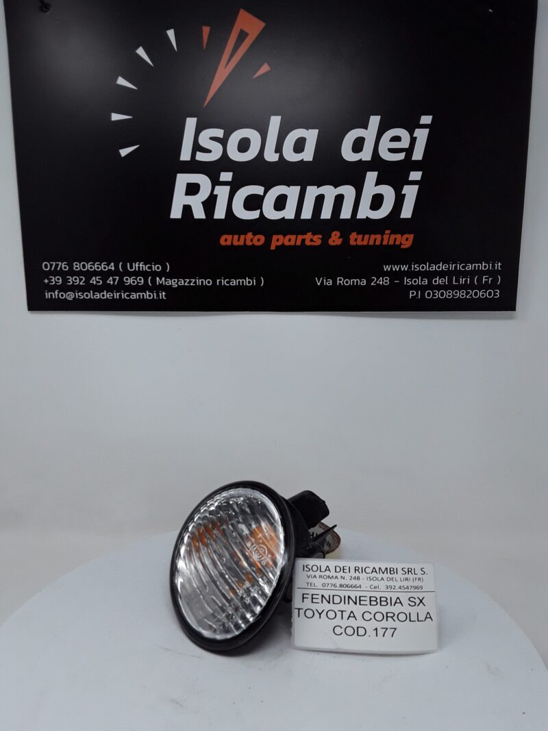 Fendinebbia Usato - Sinistro Toyota Corolla