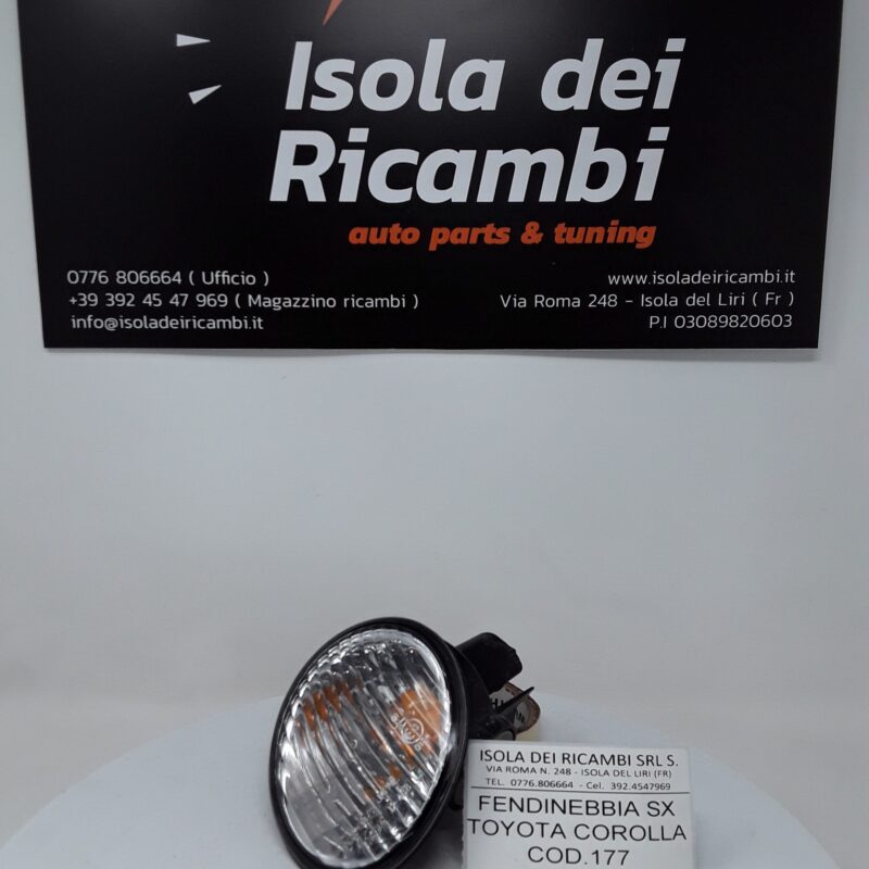 Fendinebbia Usato - Sinistro Toyota Corolla