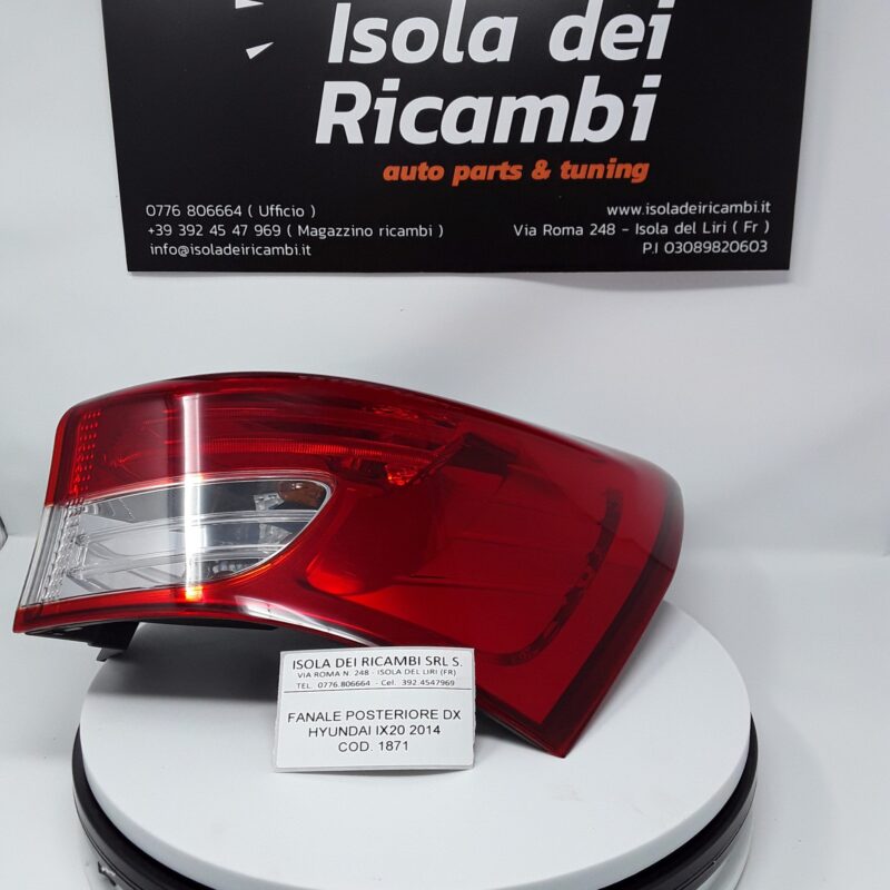 Fanale Usato -  Posteriore Destro Hyundai IX20 Anno 2014