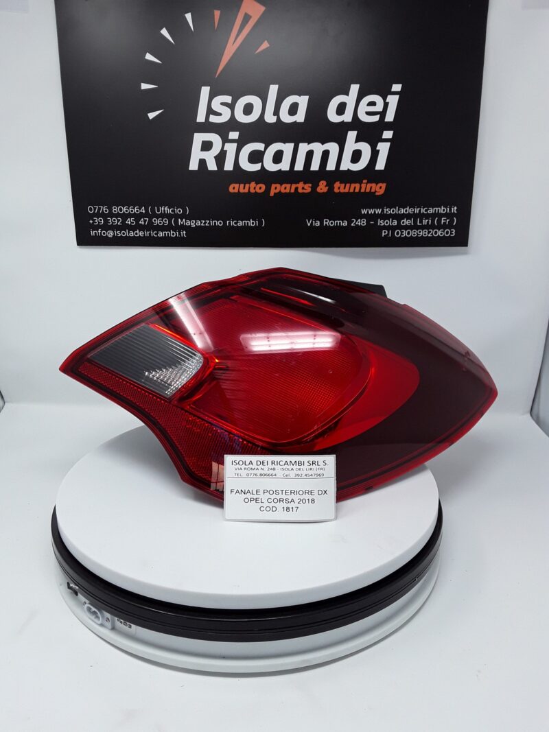 Fanale Usato -  Posteriore Destro Opel Corsa Anno 2018