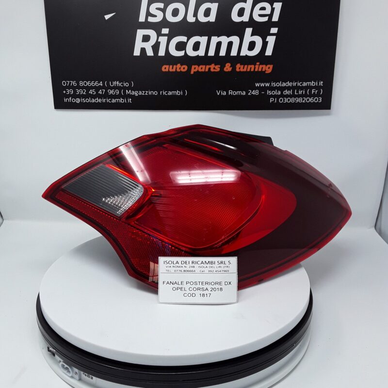 Fanale Usato -  Posteriore Destro Opel Corsa Anno 2018
