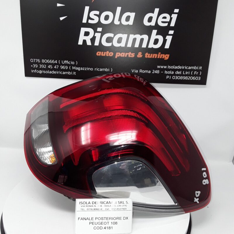 Fanale Usato - Posteriore Destro Peugeot 108