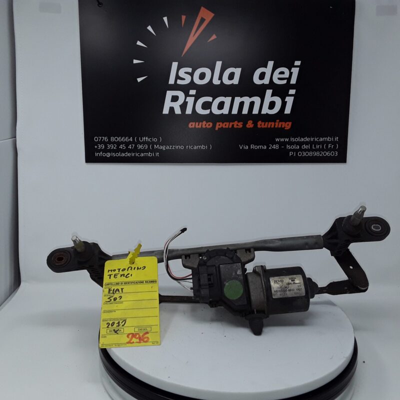 Motorino Tergicristallo Usato - Fiat 500 Anno 2010 Benzina Denso