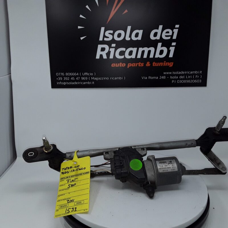 Motorino Tergicristallo Usato - Fiat 500 Anno 2011 Denso