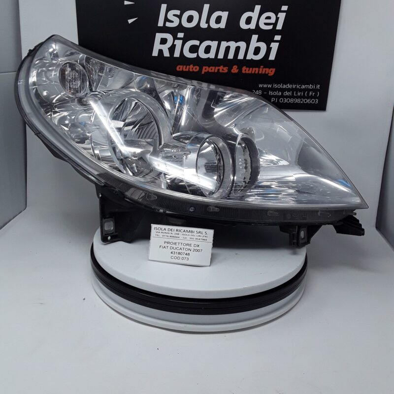 Fanale  Usato - Destro Fiat Ducato Anno 2007