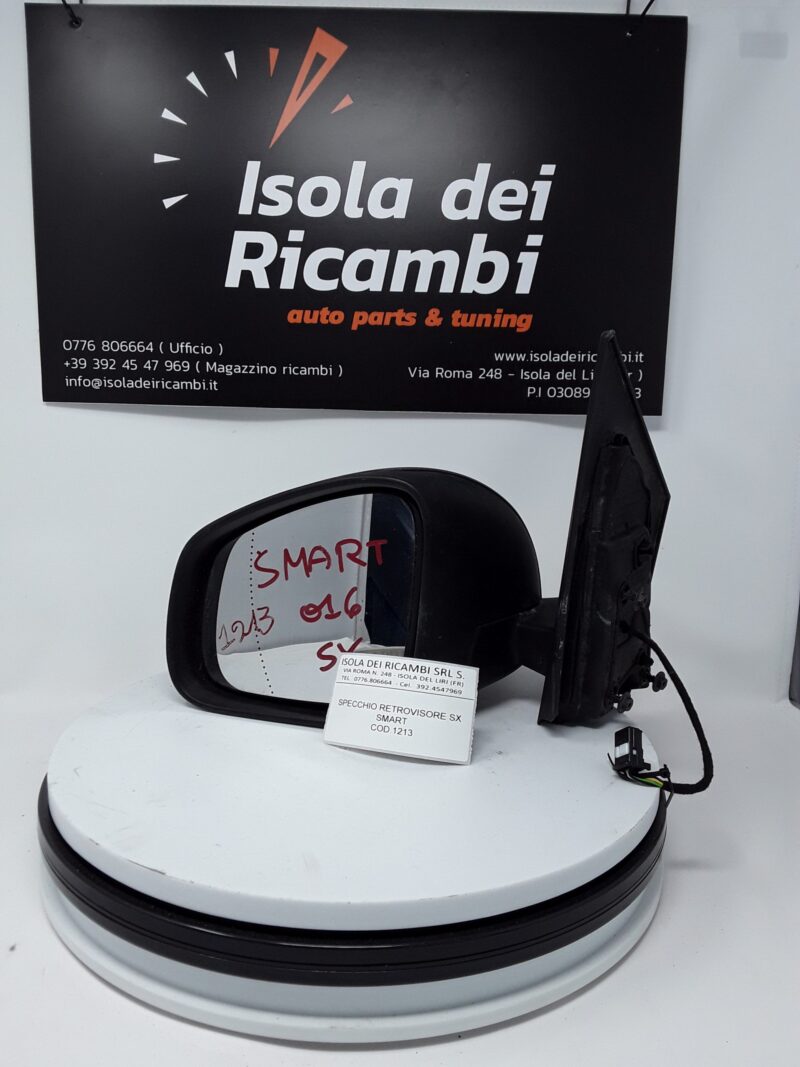 Specchietto Usato -  Retrovisore Sinistro Smart 5 Pin Anno 2016