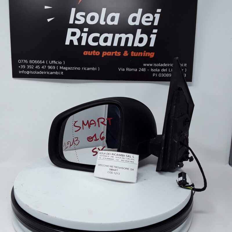 Specchietto Usato -  Retrovisore Sinistro Smart 5 Pin Anno 2016