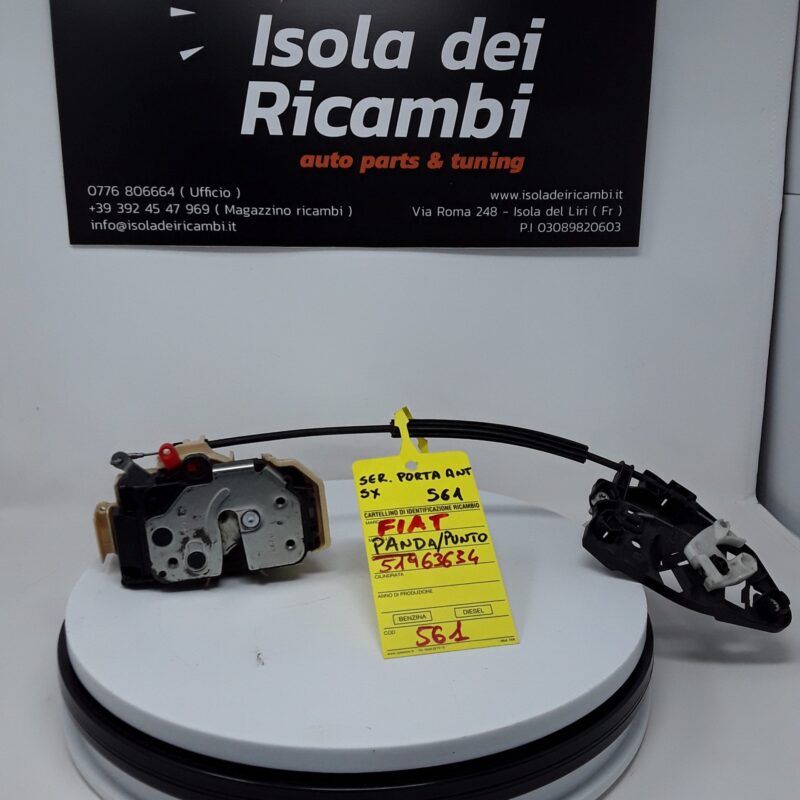 Serratura Usata - Anteriore Sinistra Fiat Panda / Punto