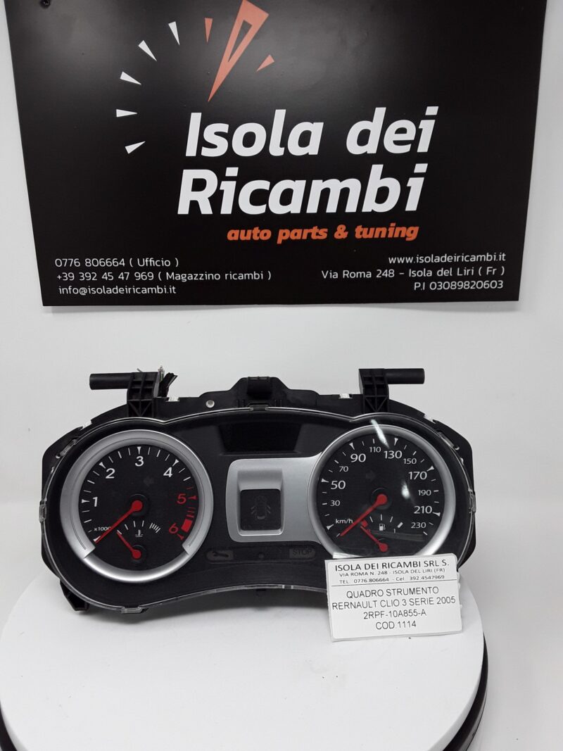 Quadro Strumenti Usato - Renault Clio 3° Serie Anno 2005