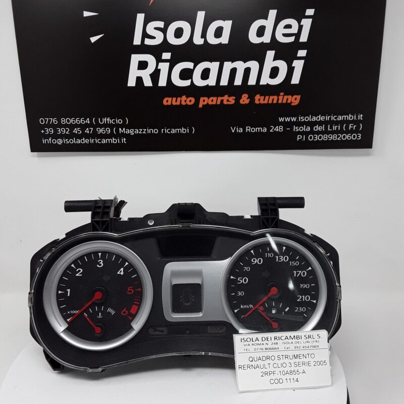 Quadro Strumenti Usato - Renault Clio 3° Serie Anno 2005