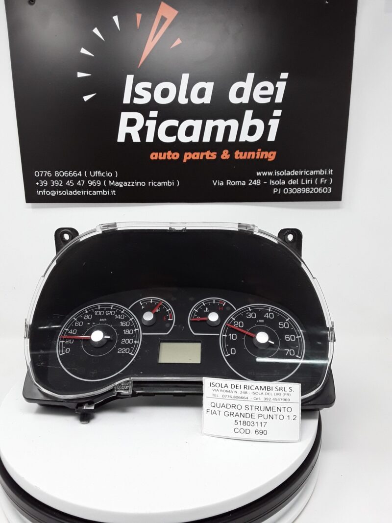 Quadro Strumenti Usato - Fiat Grande Punto 1.2