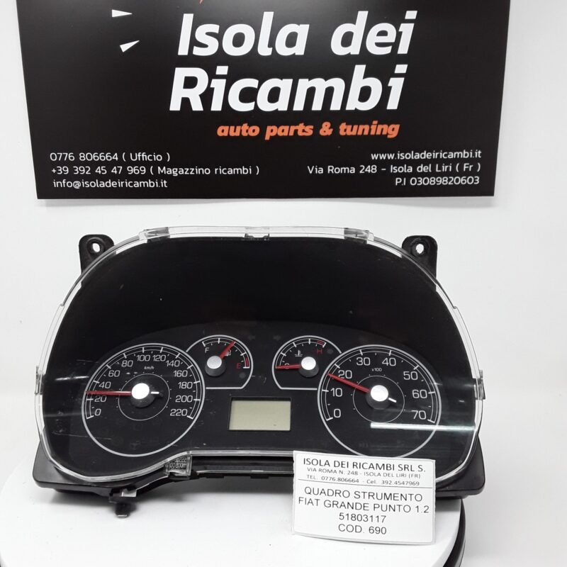 Quadro Strumenti Usato - Fiat Grande Punto 1.2