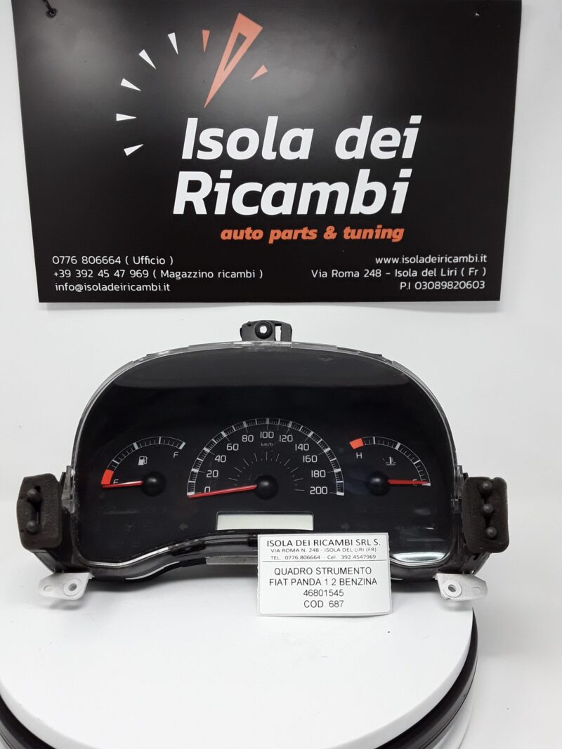 Quadro Strumenti Usato - Fiat Panda 1.2 Benzina
