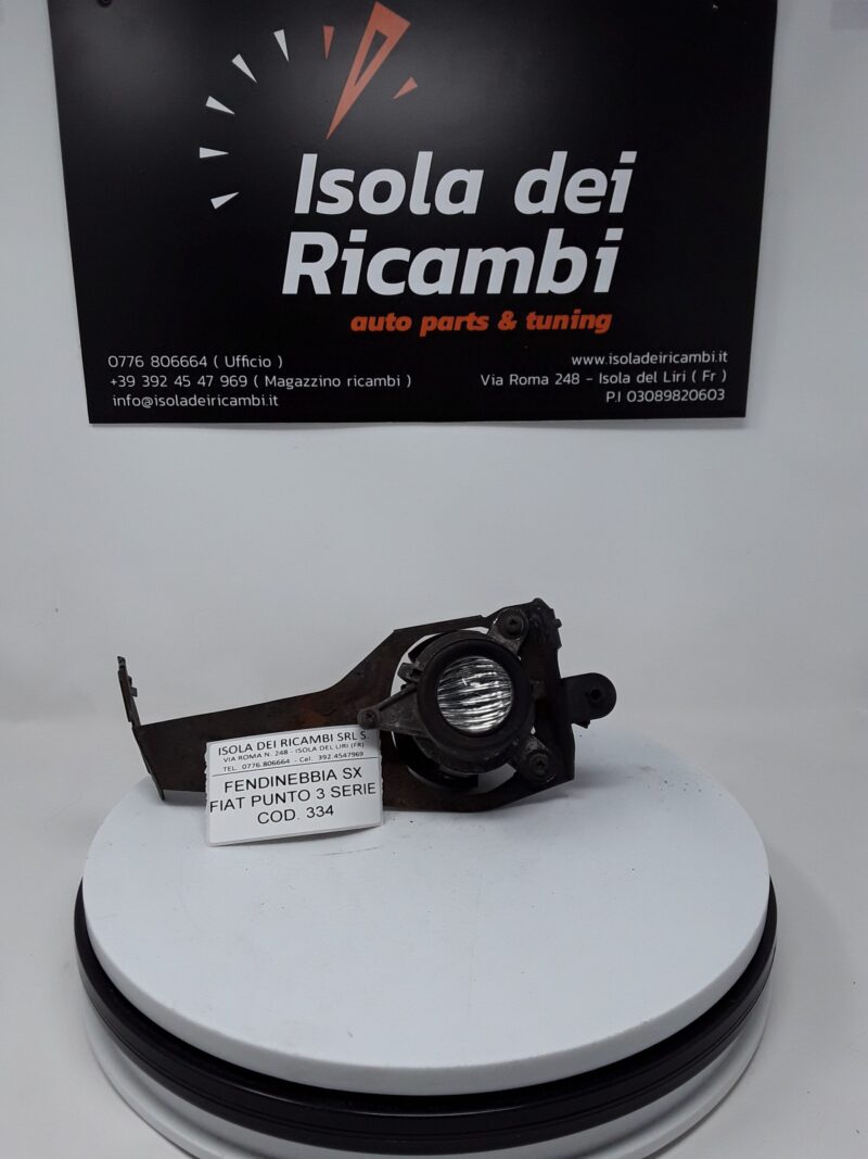 Fendinebbia Usato - Sinistro Fiat Punto 3° Serie