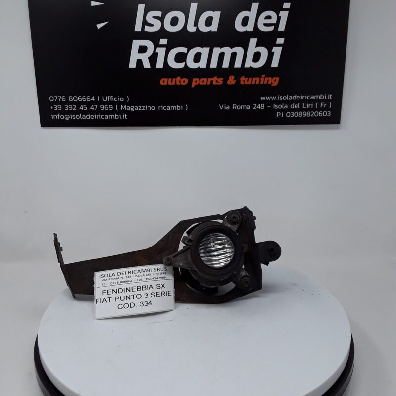 Fendinebbia Usato - Sinistro Fiat Punto 3° Serie